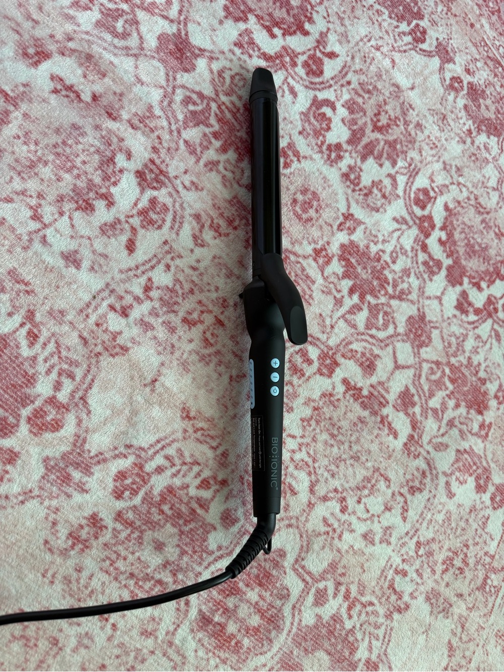 Bio Ionic Black Ceramic Curling Iron - 1" Barrel